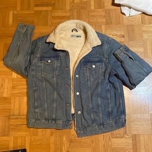 Topshop Sherpa jean jacket